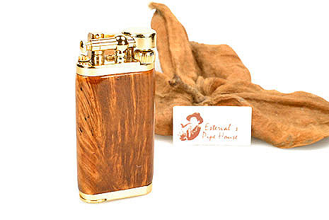 Corona Pfeifenfeuerzeug Old Boy Goldplatet Briar smooth Corona Pfeifenfeuerzeug Old Boy Goldplatet Briar smooth